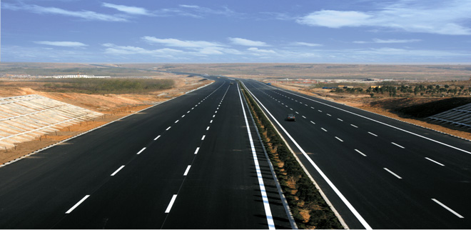 公司沥青产品用于济青高速南线泰莱段